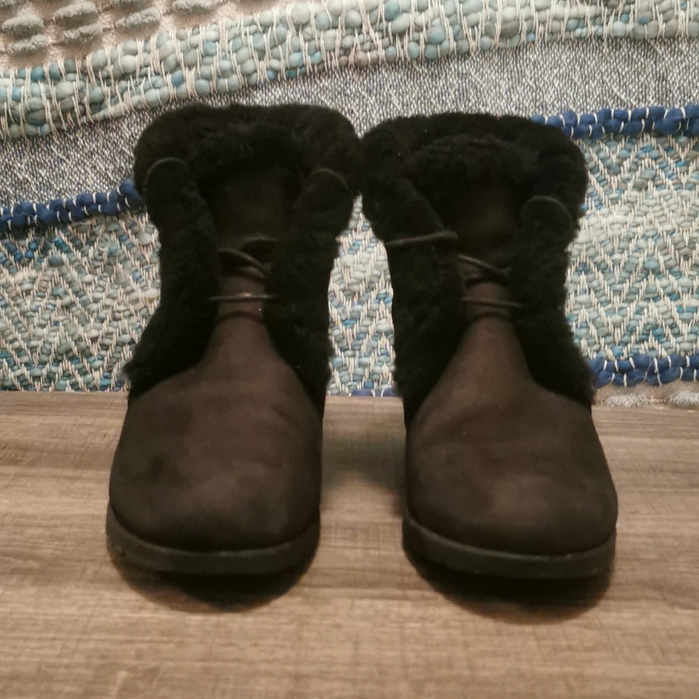Black UGG booties